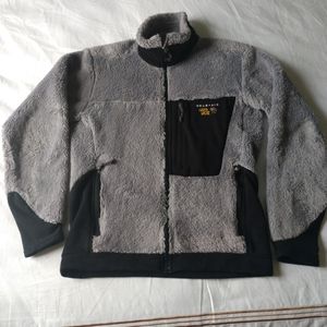 Mountain Hardwear, Men's Polartec High-Loft Monkey Fleece, Medium, Grey & Black